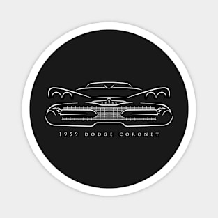 1959 Dodge Coronet - Stencil Magnet